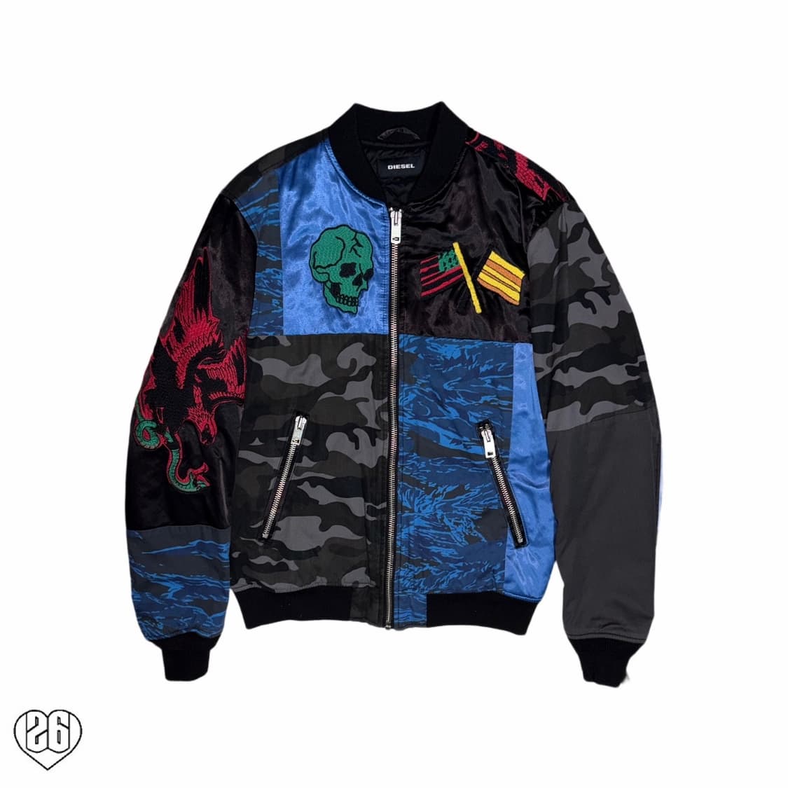 Diesel J-Kit Patch Bomber Jacket 상품이미지1