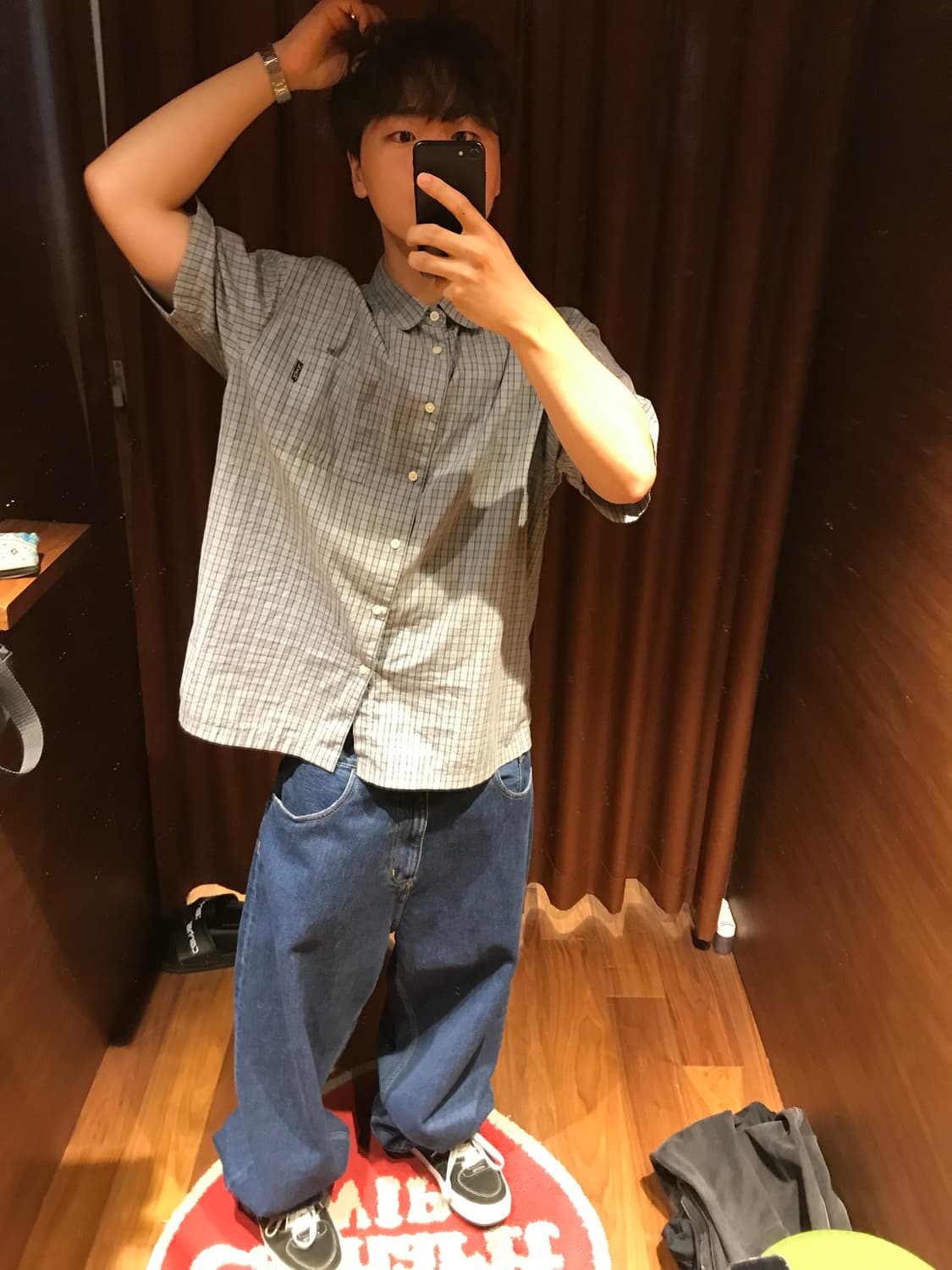 칼하트 wip 브랜든 데님팬츠 상품이미지4