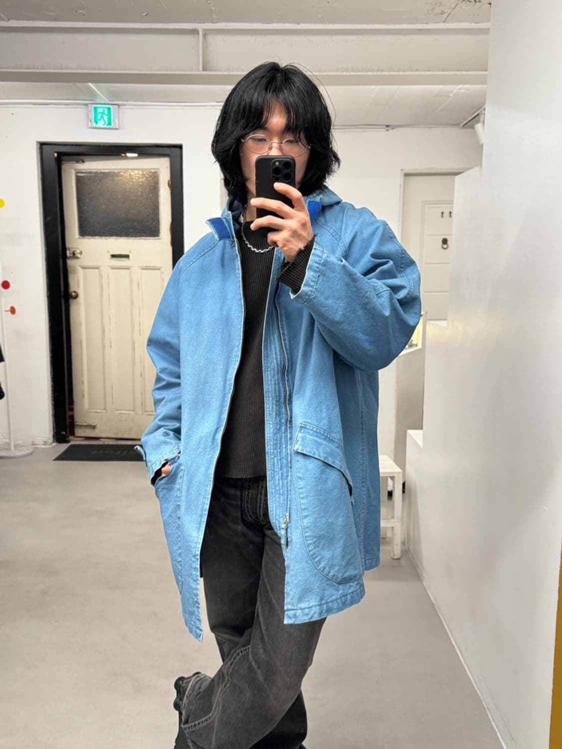 칼 헬무트 데님 후드 자켓 상품이미지7