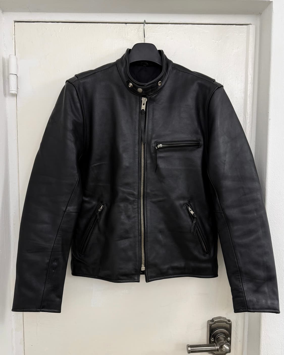 Freedom Cowhide Leather Jacket 상품이미지1
