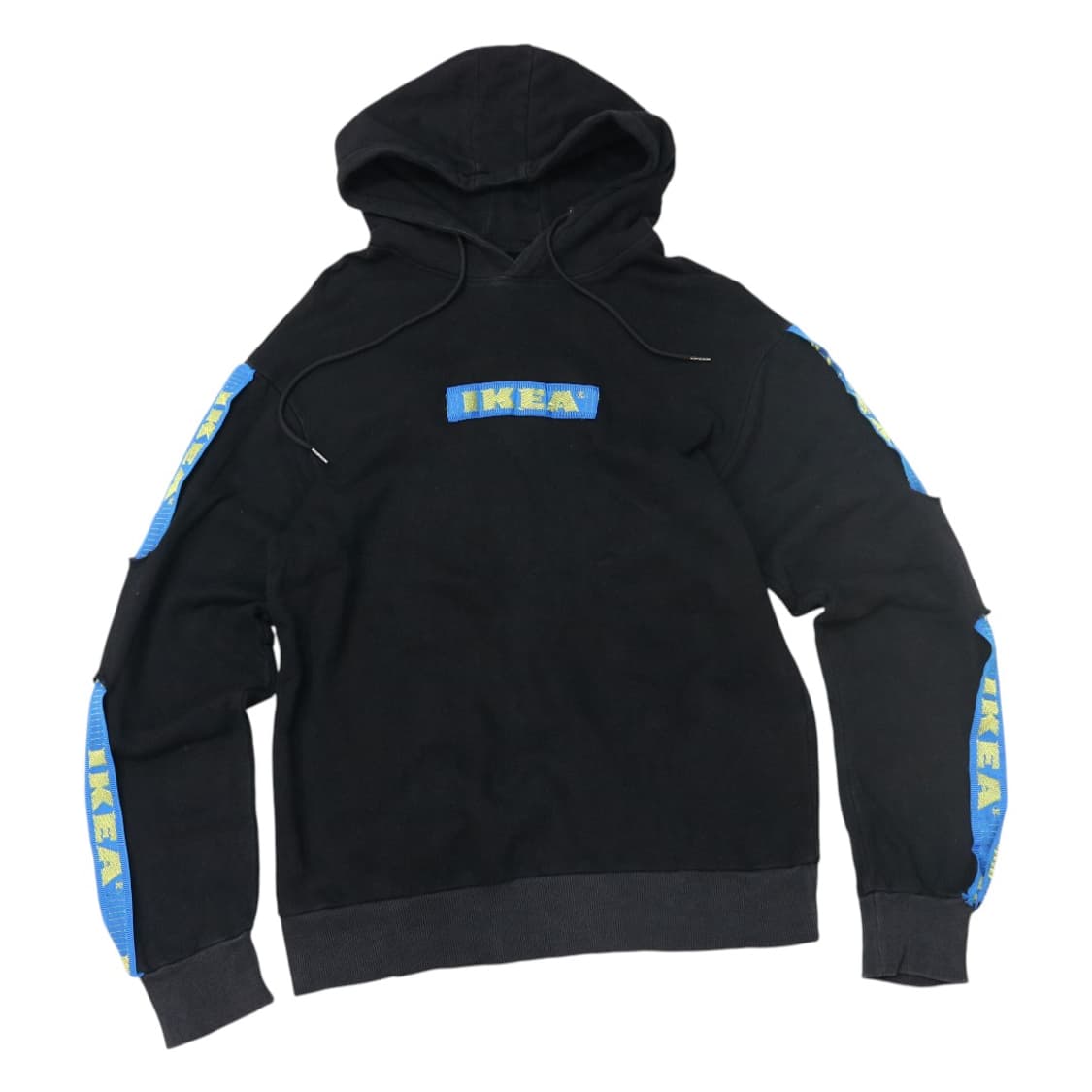 IKEA 이케아 박스로고 커스텀 블랙 후드티 (M) 상품이미지1