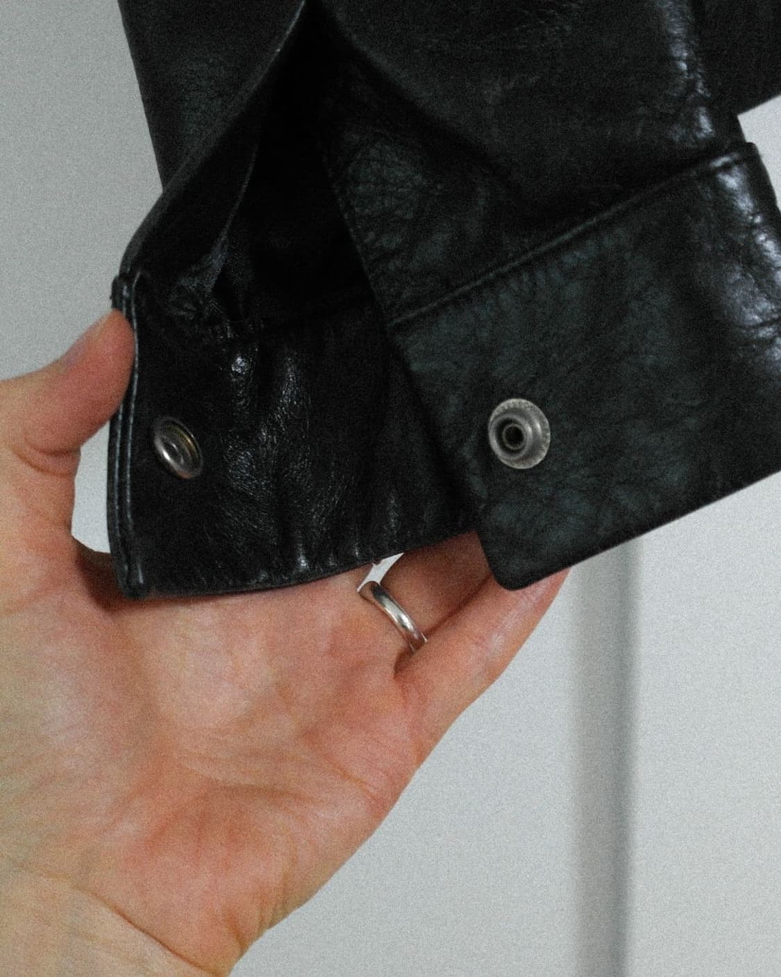 가죽 라이더 자켓 상품이미지4