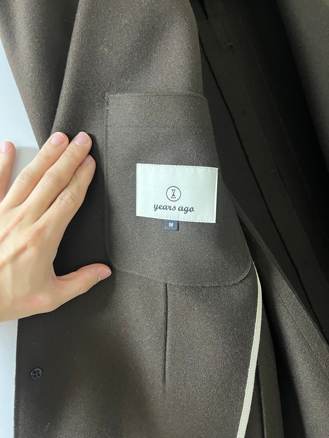 [이얼즈어고]어드저스트블 블레이저 (다크브라운)_M size 상품이미지6