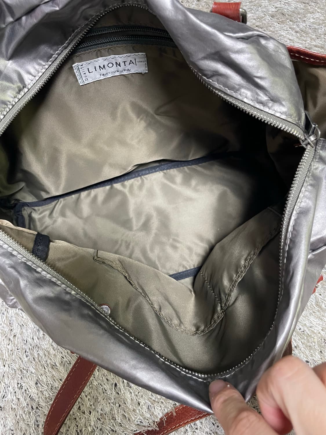 이태리 고급 리몬타 원단 토트백 상품이미지5