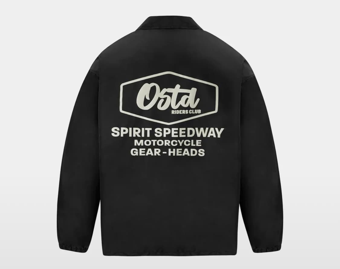 아웃스탠딩 OSTD MOTORS 코치자켓(블랙/네이비) 상품이미지2