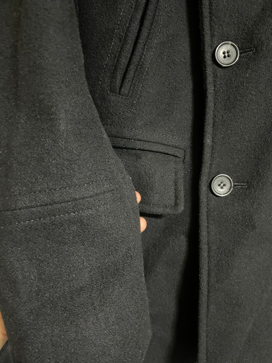 일본 빈티지 피코트 (착샷) 상품이미지3