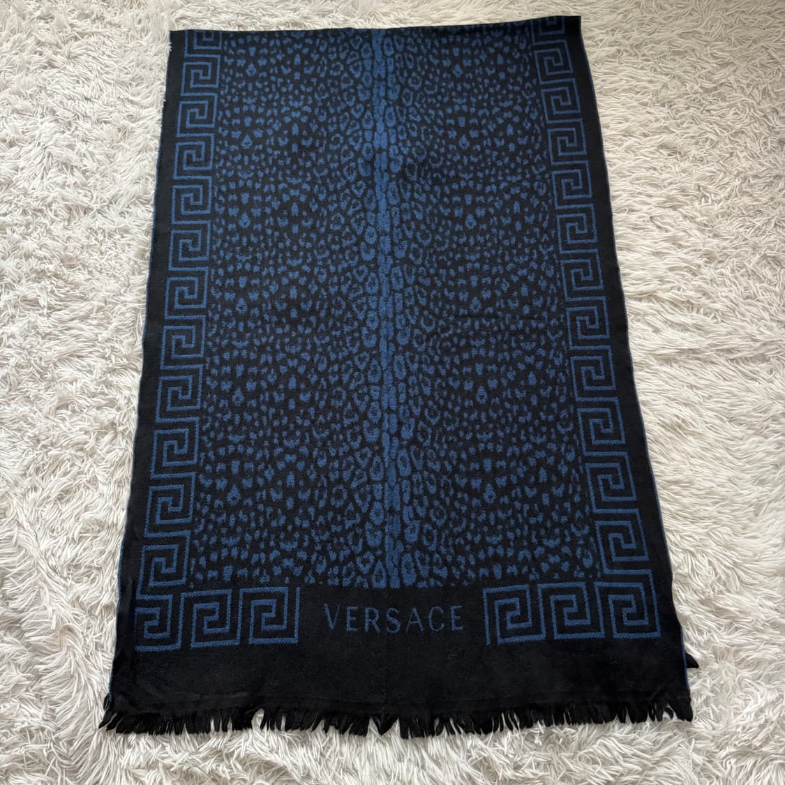 VERSACE 일본빈티지 목도리 베르사체 빈티지목도리 러그 인테리어 상품이미지3