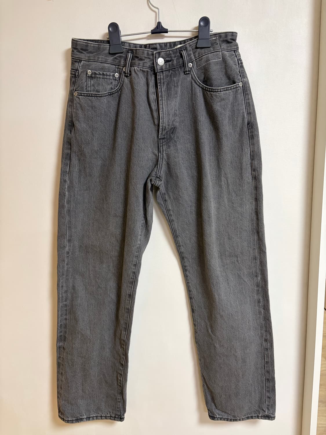 [M]카키스 stock 5p 라이트 그레이 데님 상품이미지1