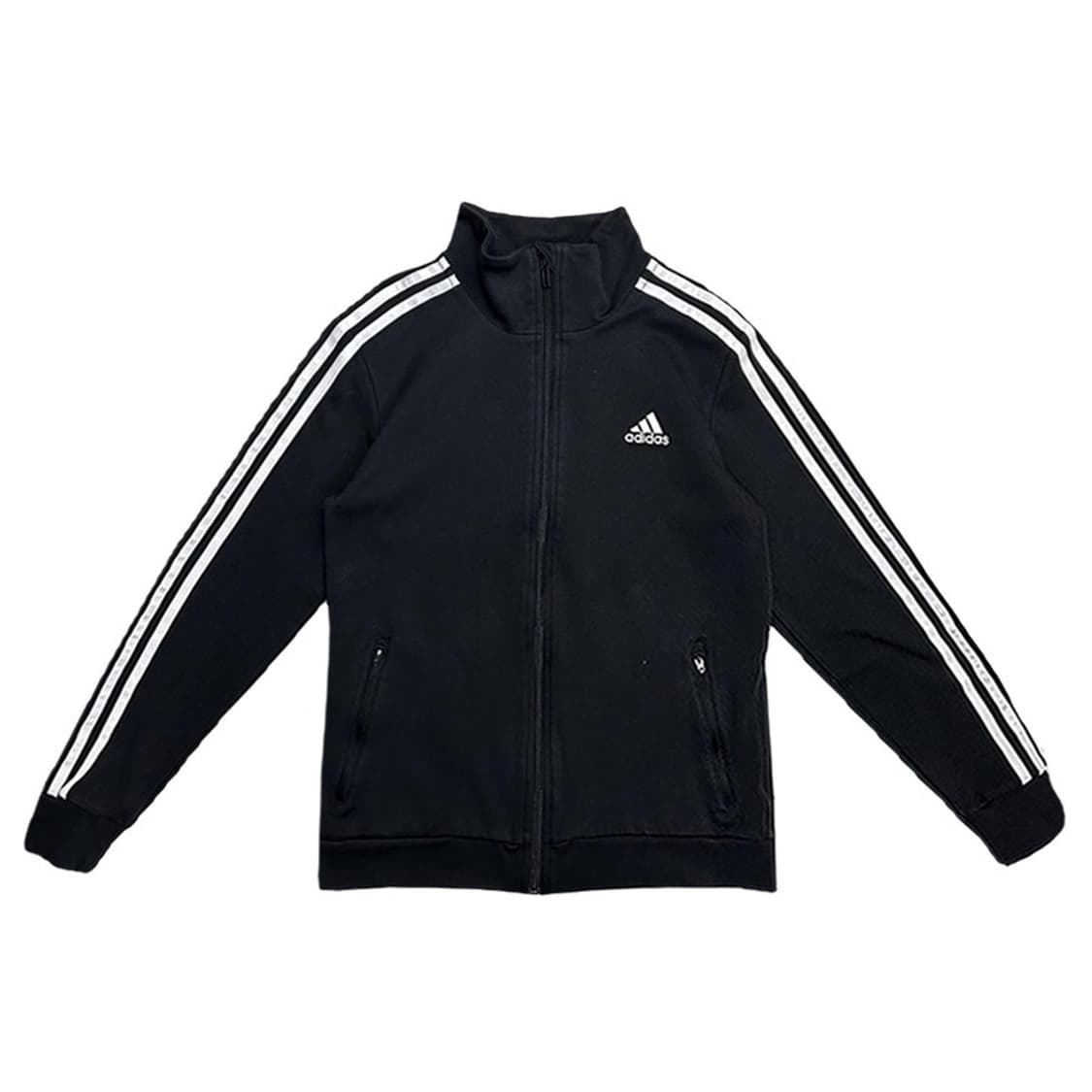 아디다스 트랙탑 코튼 져지 블랙 160 상품이미지1