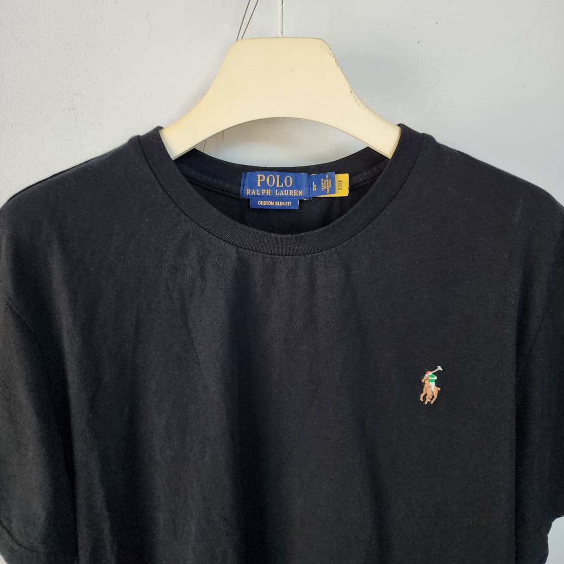 폴로 랄프로렌 블랙 반팔 티셔츠 상품이미지2