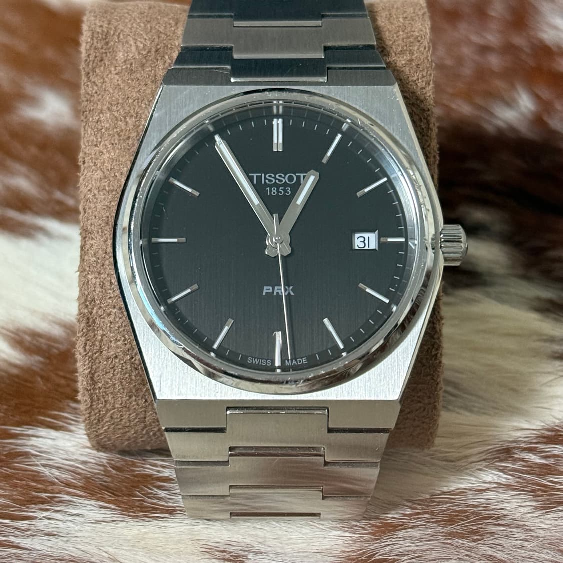 티쏘 40mm prx 쿼츠 검판 시계 단품 판매합니다. 상품이미지5