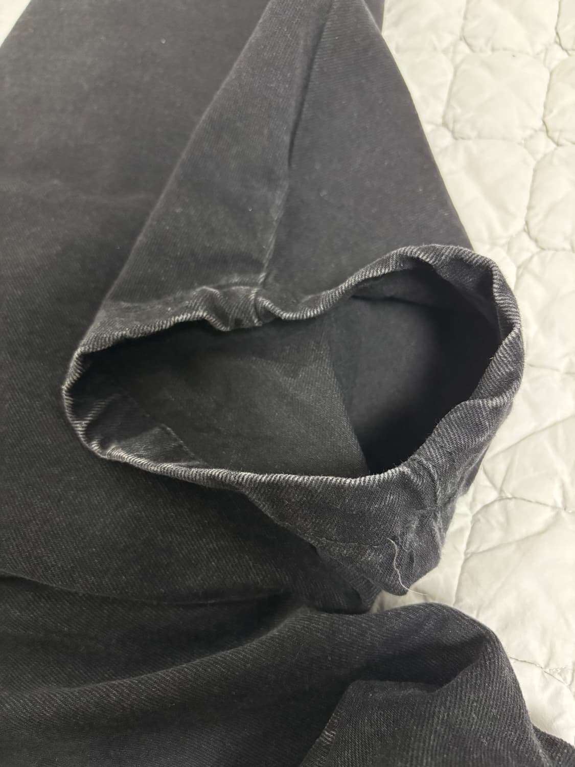 [46] 이스트서비스샵 벌룬 데님 팬츠 블랙 상품이미지9