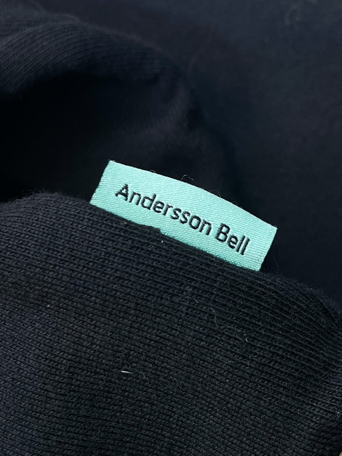 앤더슨벨 노르딕 콤보 크롭 니트 후디 상품이미지6