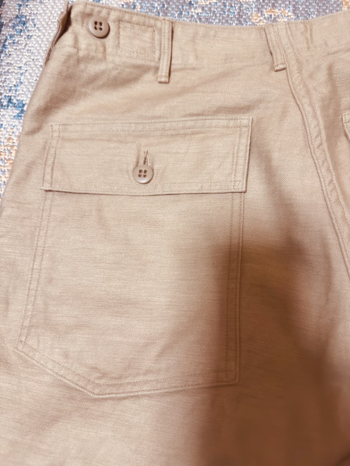 26SS 오어슬로우 레귤러핏 퍼티그 팬츠 샌드베이지 상품이미지6