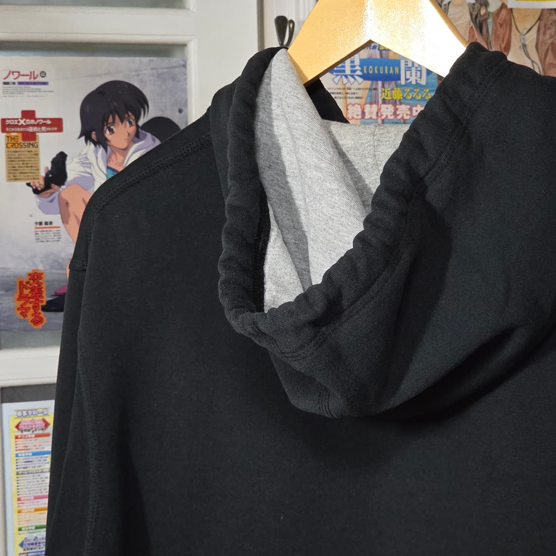 챔피온 블랙 C로고 자수 후드집업 상품이미지6