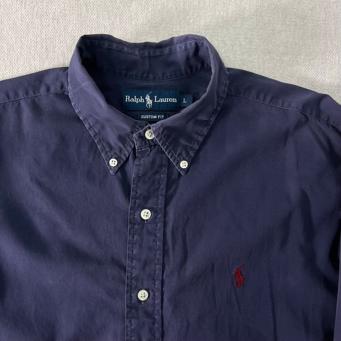 100 폴로랄프로렌 코튼 네이비 셔츠 상품이미지2