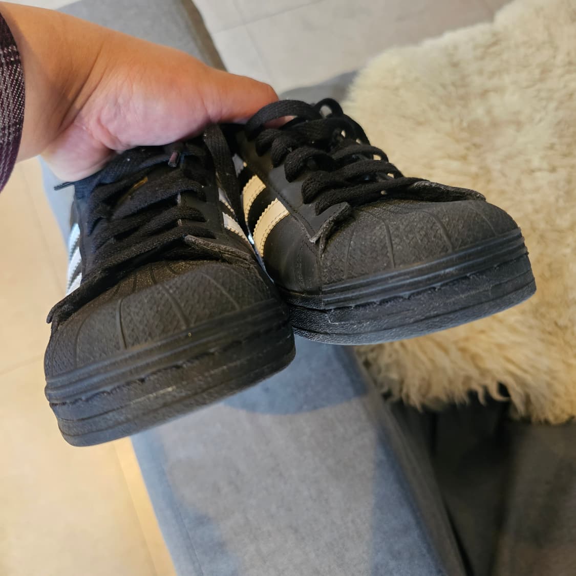 280 아디다스 슈퍼스타 코어블랙 상품이미지5