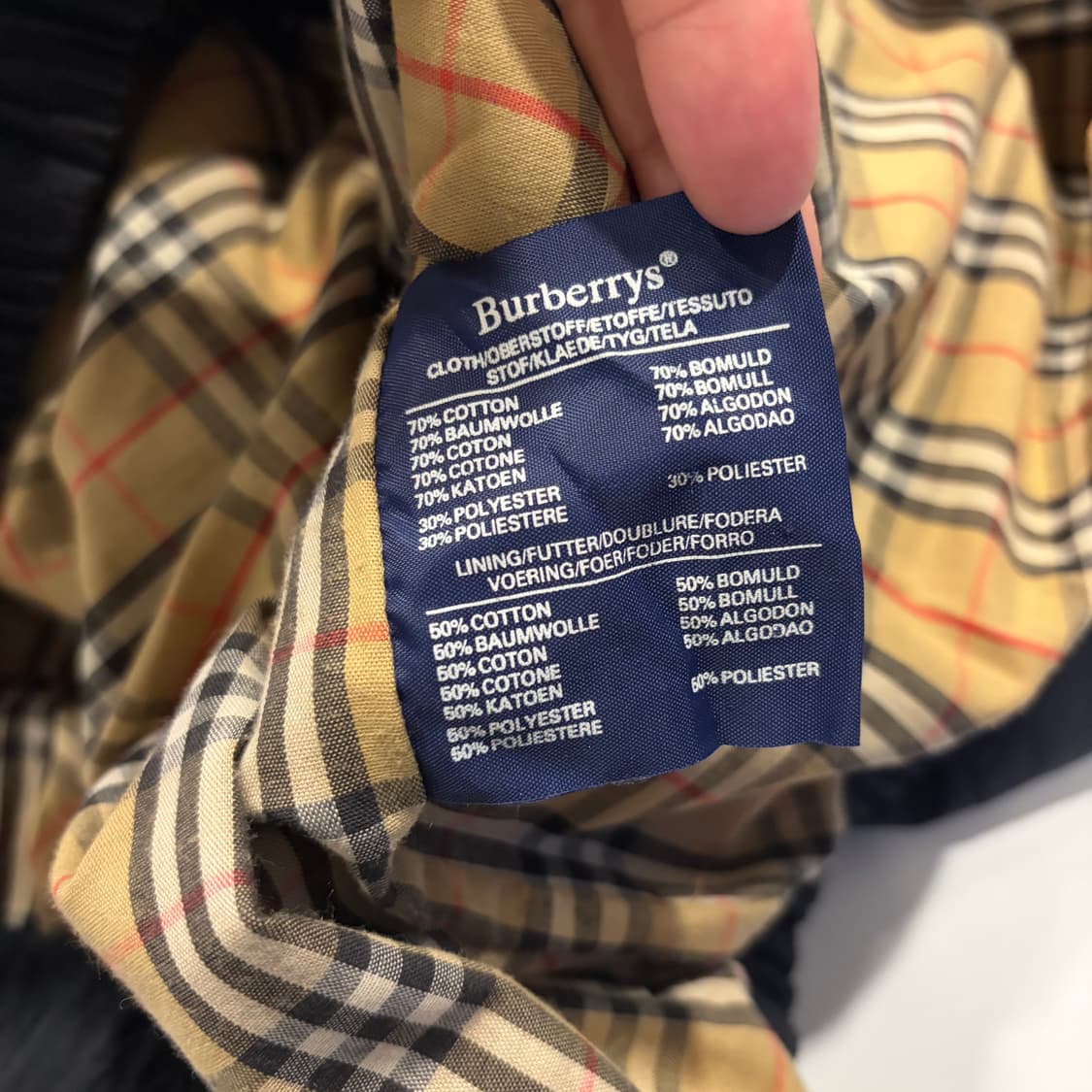 [XXL] 90s 버버리 블랙 해링턴 집업 자켓 C666 상품이미지7
