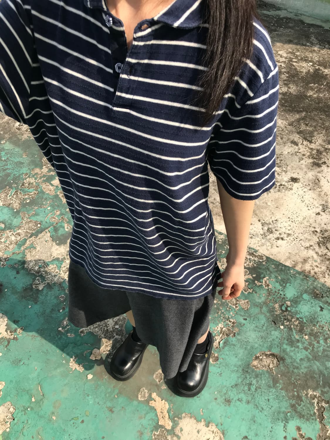 5th Corner 스트라이프 폴로티 상품이미지6