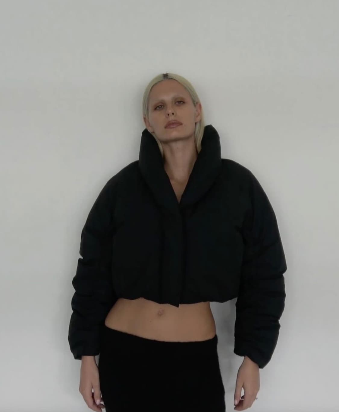khy 카일리제너 크롭 푸퍼 자켓 패딩 crop puffer jacket 상품이미지1