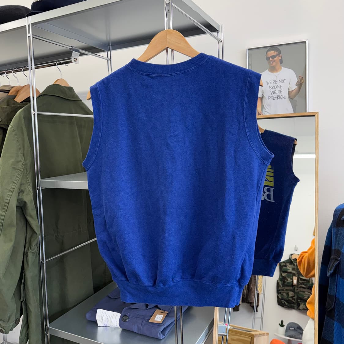 70s 더블 불 Double Bull 바하마 슬리브리스 스웻셔츠 (M)  상품이미지4