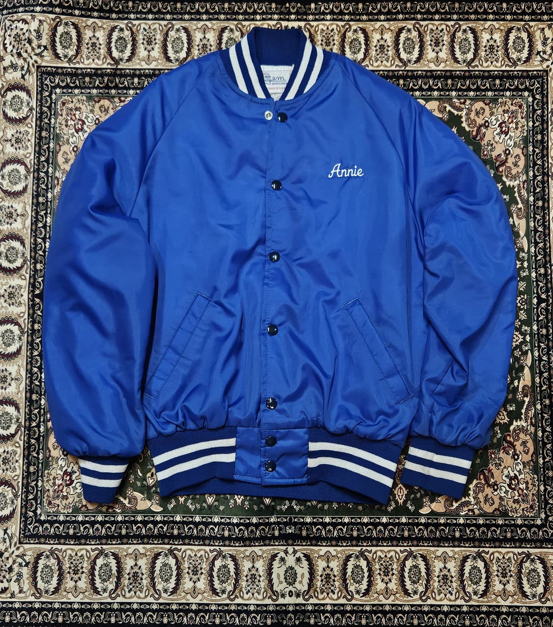Gem Sportswear 블루 바시티 자켓 (Made in USA) 상품이미지1