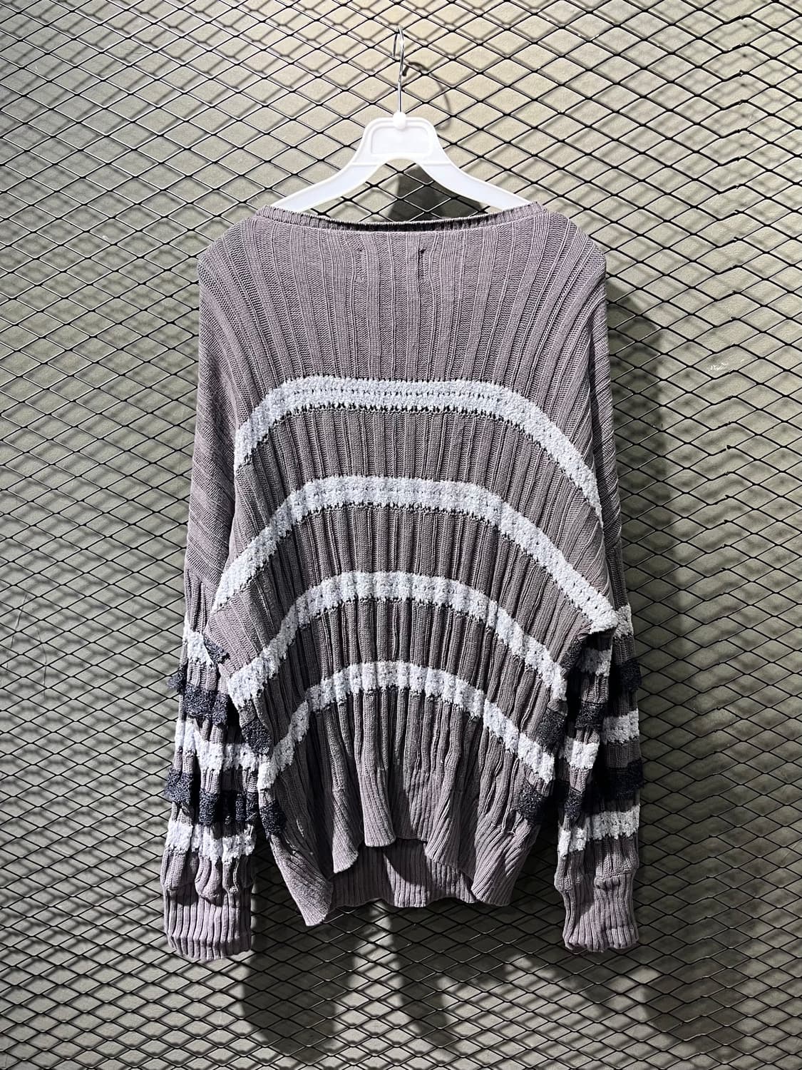 JPN 레이스 트림 니트 상품이미지3