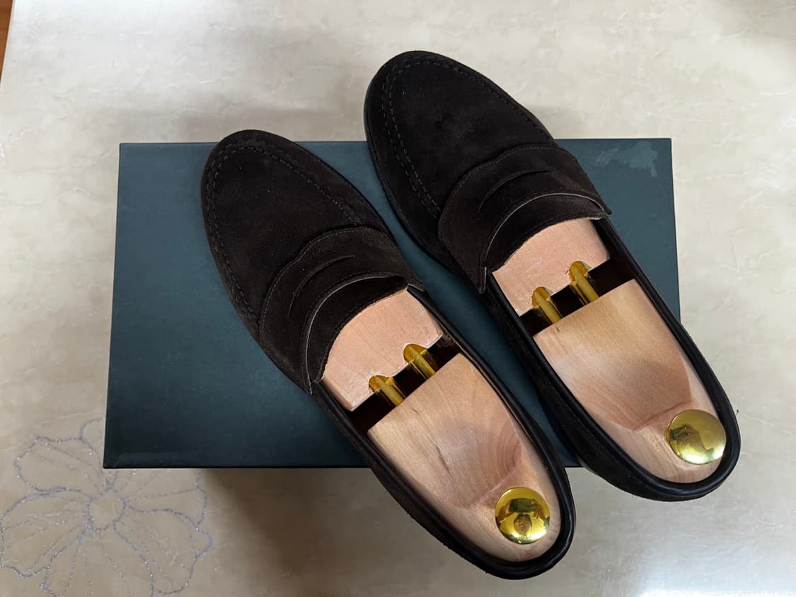 크로켓앤존스 보스턴 스웨이드 다크브라운 6E 상품이미지2