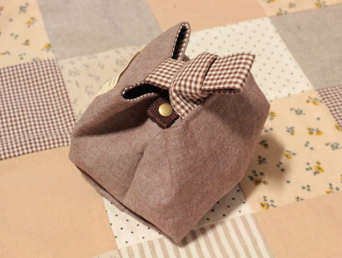 핸드메이드 브라운 파우치 상품이미지4