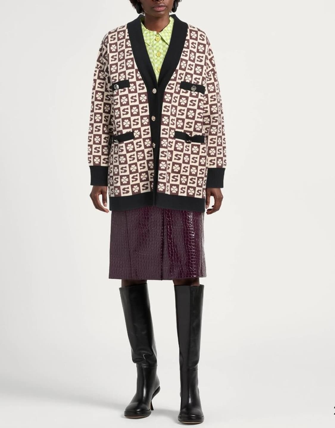 산드로 SANDRO 스트릭자켓  1사이즈 택달린 새제품 상품이미지1