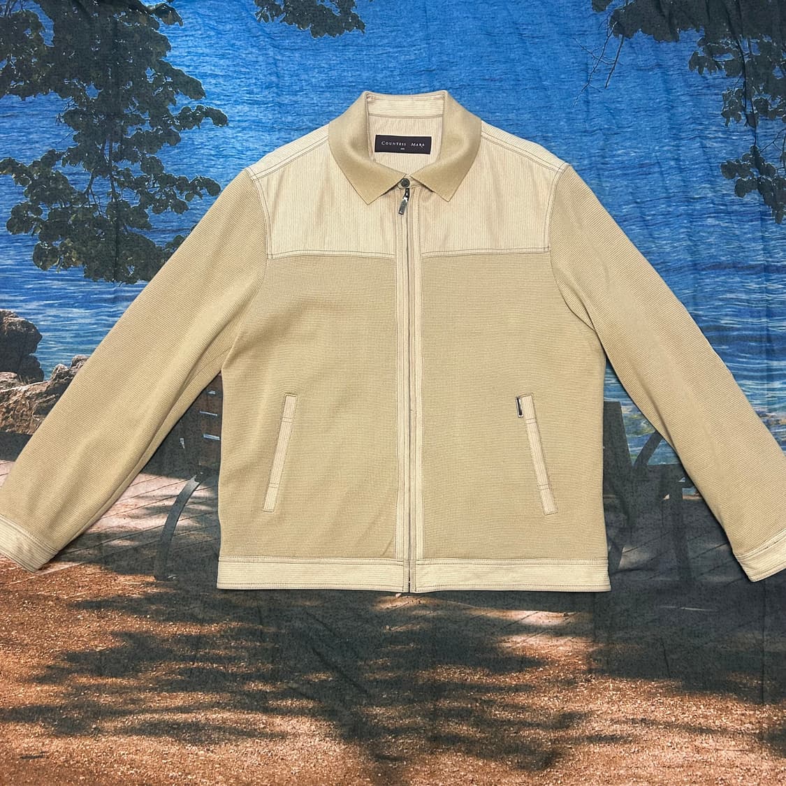 Countess Mara Beige Zip-Up Jacket 상품이미지1