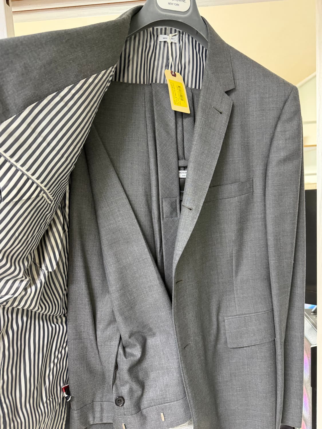 [3,4,5] 톰브라운 클래식 수트 미드그레이 차콜 ,로우라이즈 슬랙스 상품이미지2