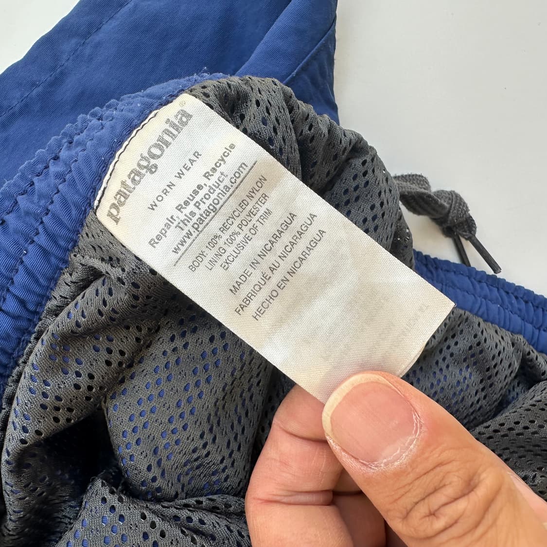 파타고니아 베기스 블루 숏츠 상품이미지6