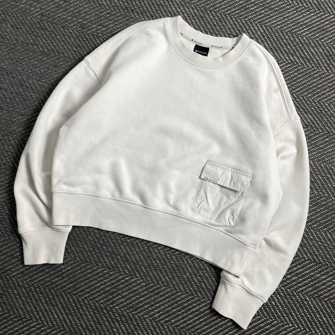 스노우피크 우먼스 세미 크롭 스웻 맨투맨y 4339 상품이미지1