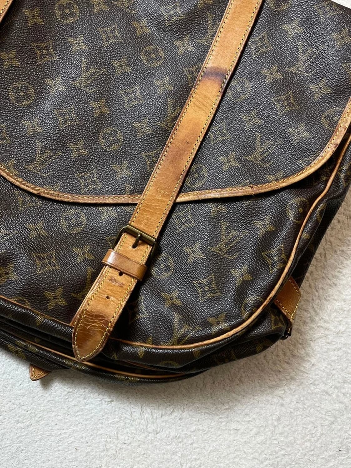 루이비통 옴므 1999 모노그램 쌍둥이 크로스백 A1713 상품이미지3