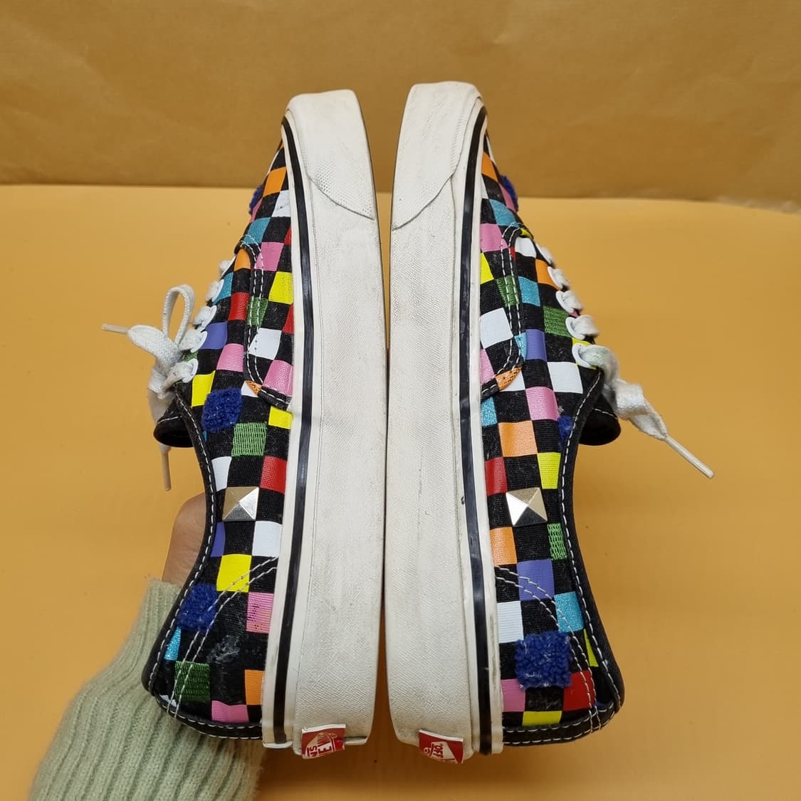 반스 어센틱 믹스 체커보드 스니커즈250 상품이미지5