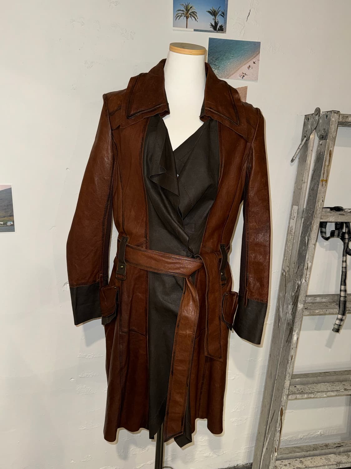 가죽 코트 상품이미지2