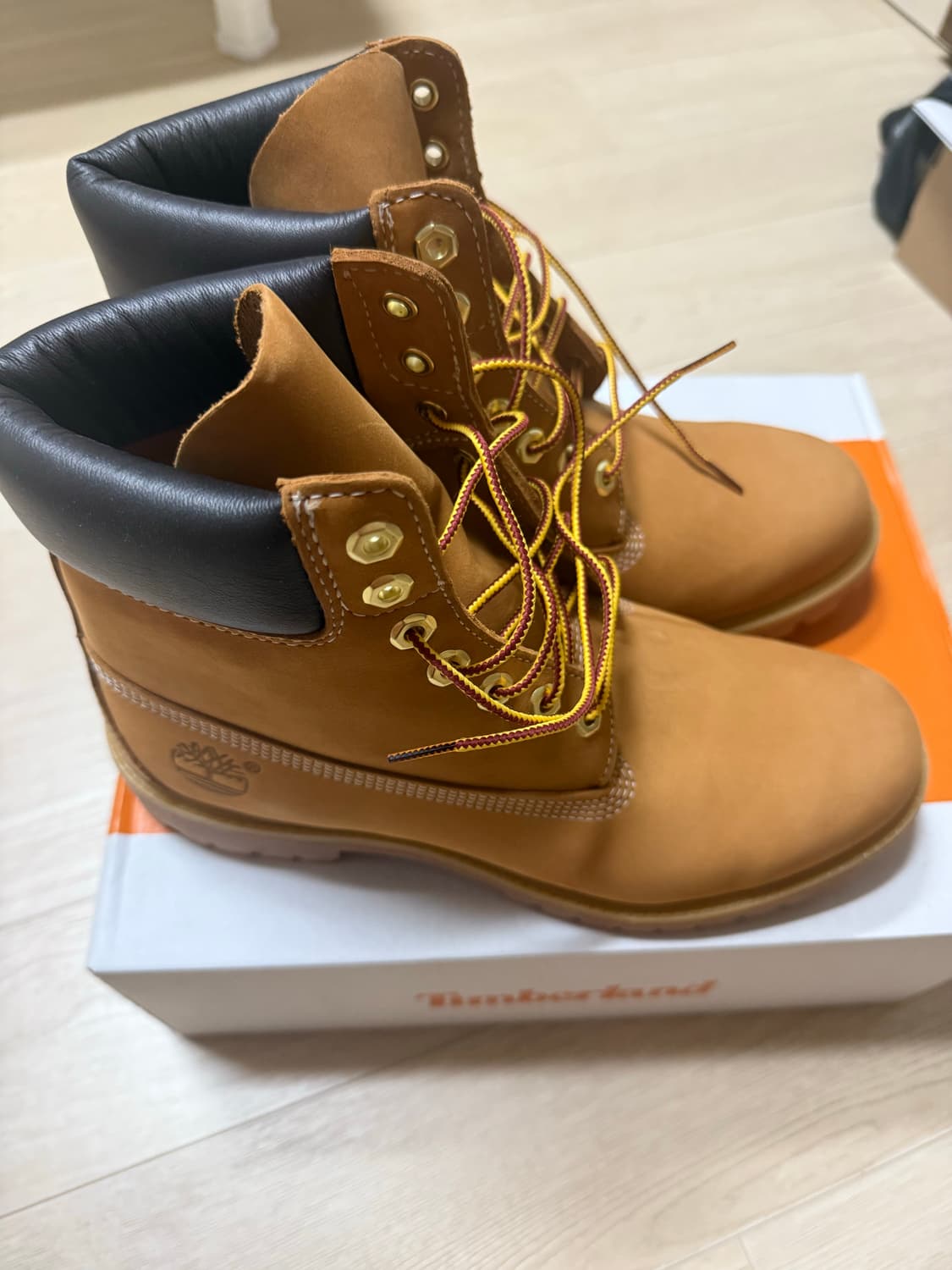 팀버랜드 프리미엄 6인치 워터프루프 부츠 위트 누벅  상품이미지4