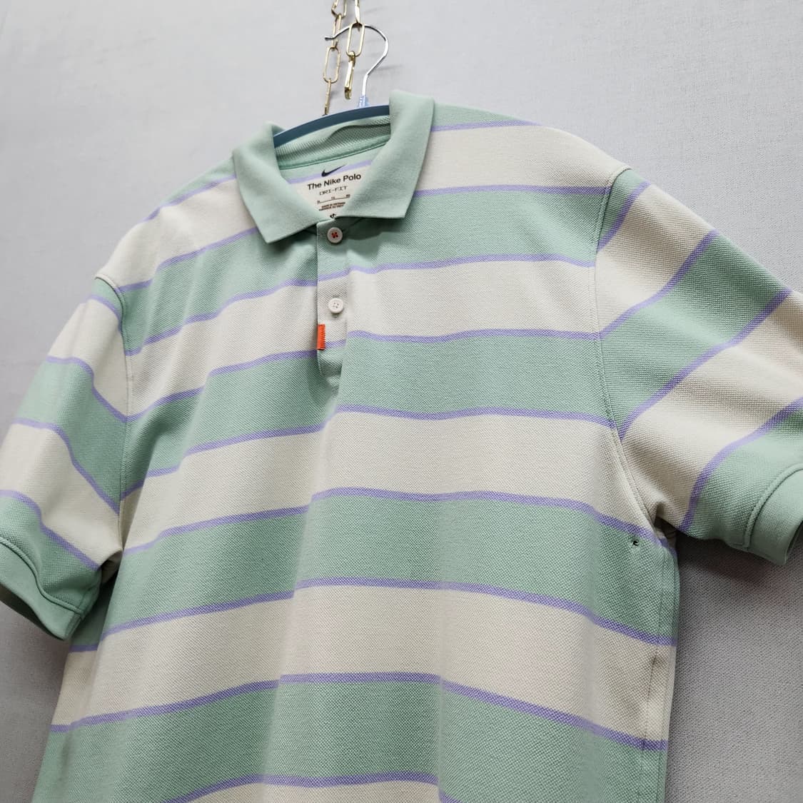 나이키 스트라이프 드라이핏 반팔카라 XL(XL) 상품이미지2