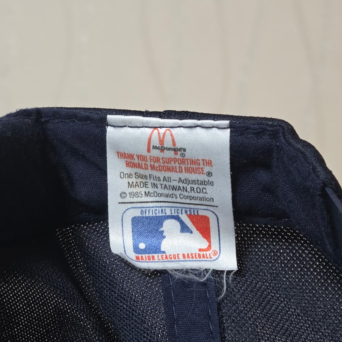 85년도 빈티지 맥도날드 MLB 디트로이트 타이거즈 모자 판매합니다! 상품이미지5