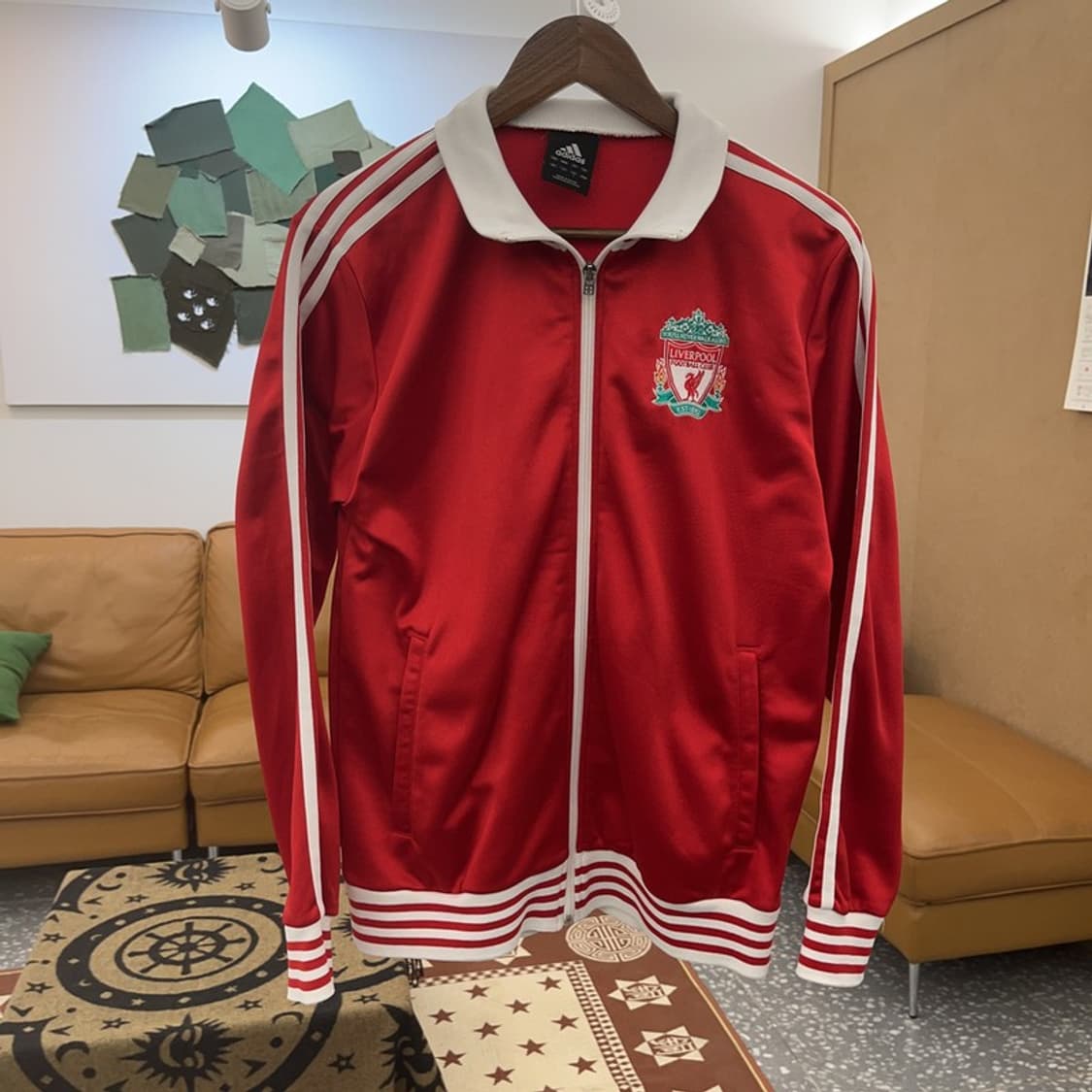 아디다스 희귀 리버풀 축구 트랙탑 져지 집업 L C08706 상품이미지3