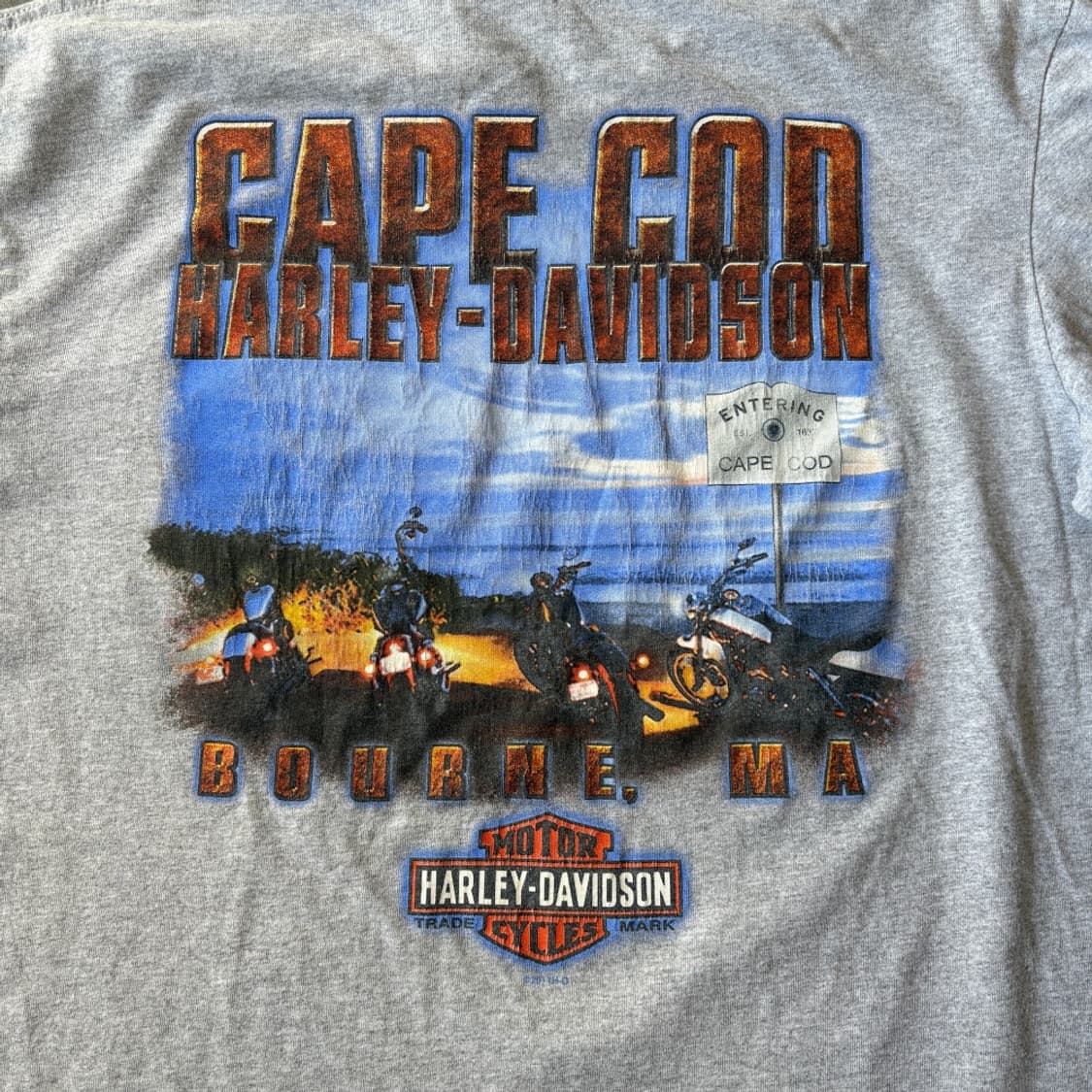 할리데이비슨 정품 그레이 긴팔 티셔츠 상품이미지9