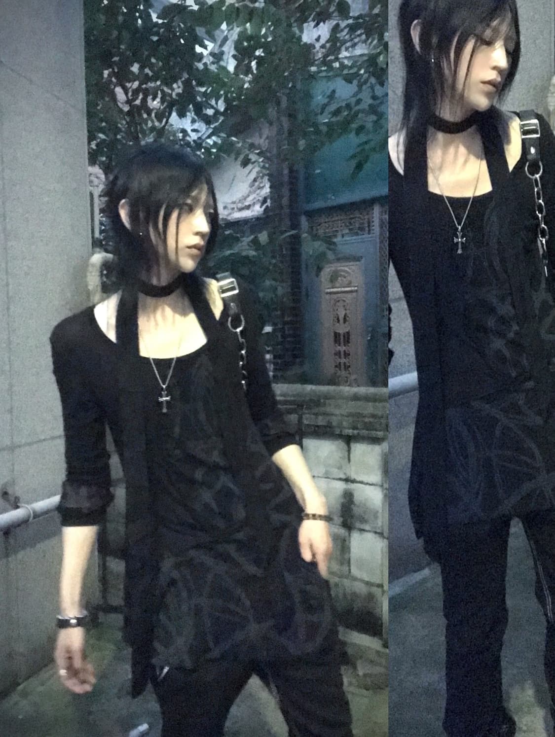 (Unknown)y2k layered sleeve t 상품이미지1