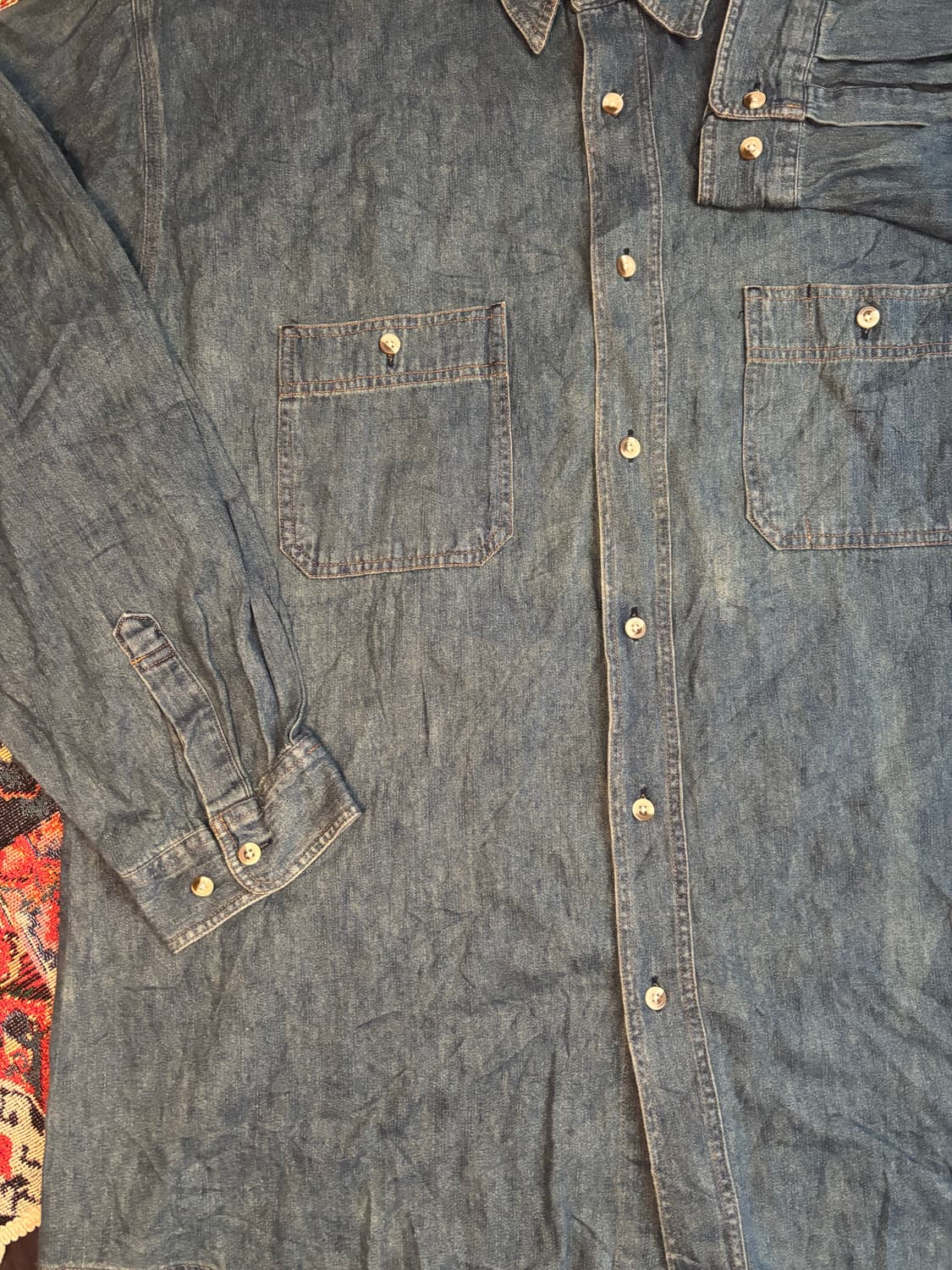 Converse 90s Classic indigo denim shirt 상품이미지4