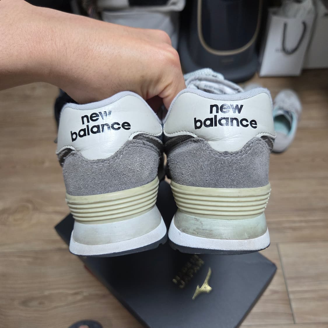 255 뉴발란스 574 그레이 블루 / 574BA2 운동화 상품이미지7