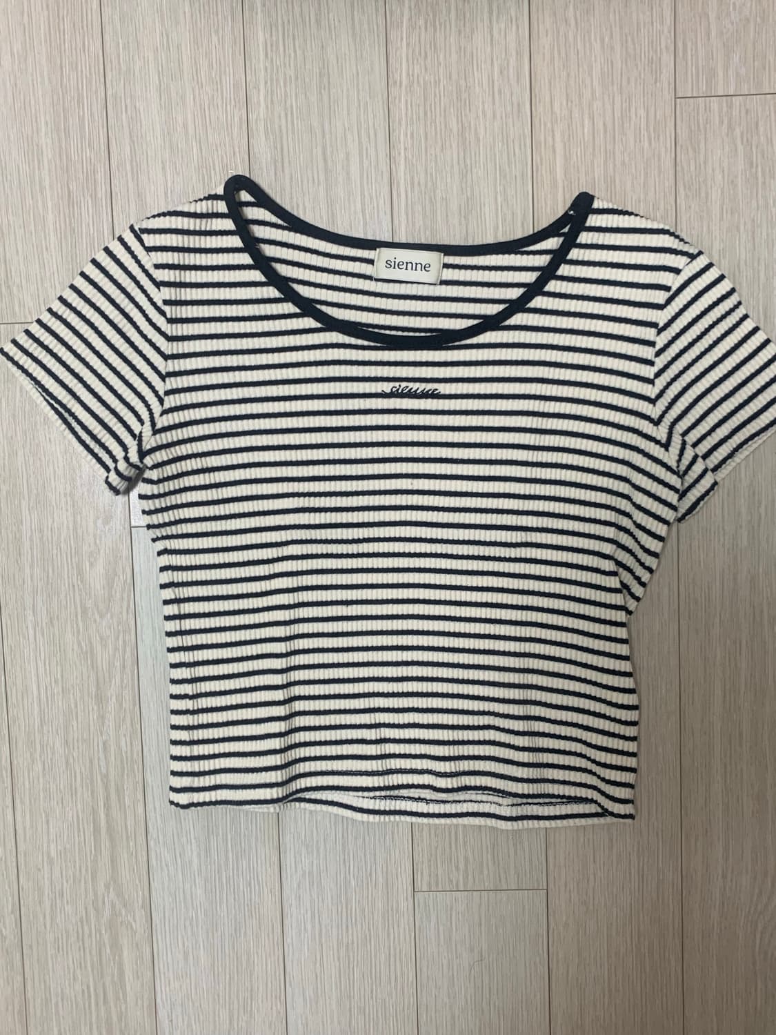 시엔느 골지 반팔 상품이미지1