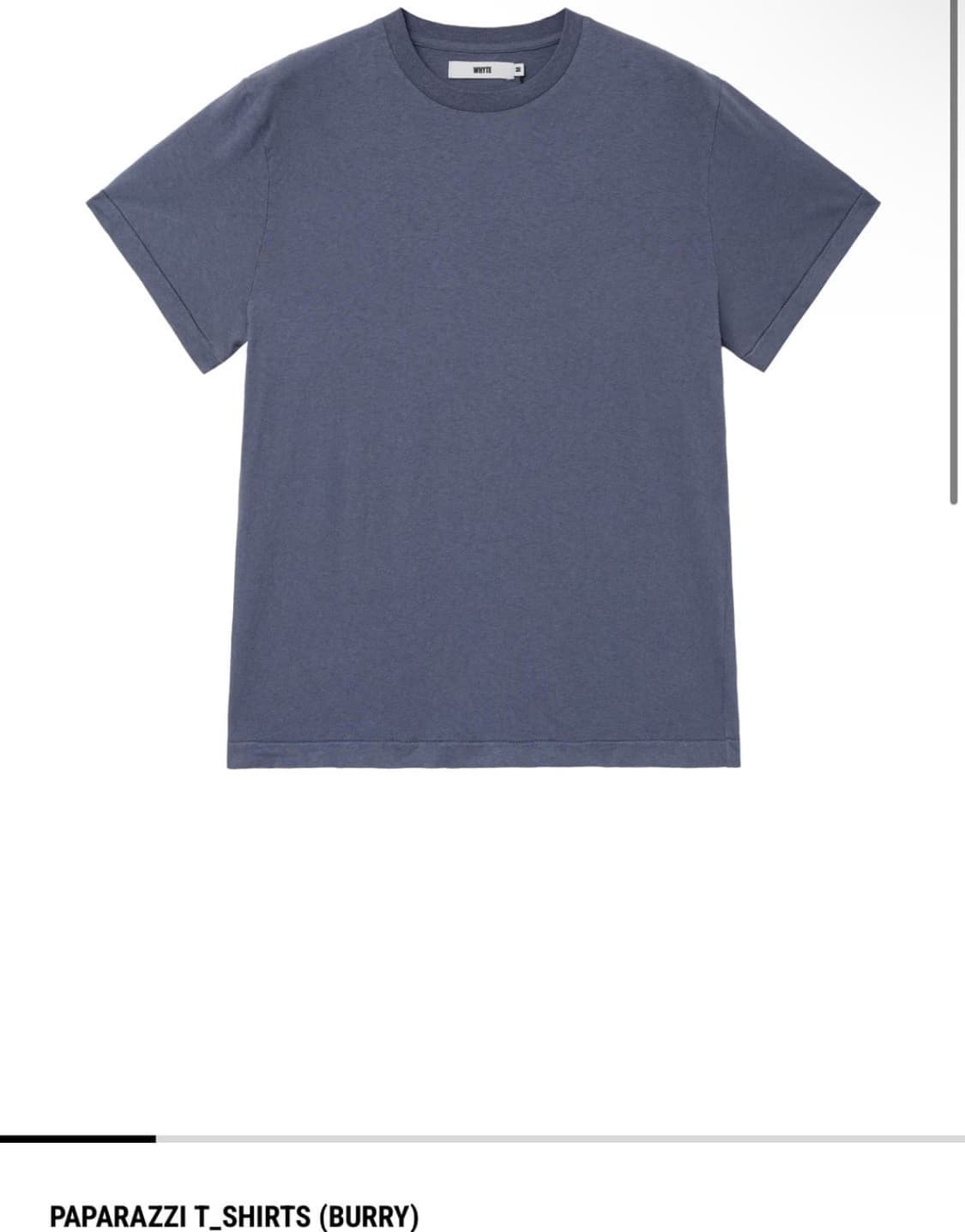 [m] WHYTE PAPARAZZI T_SHIRTS (BURRY) 상품이미지1