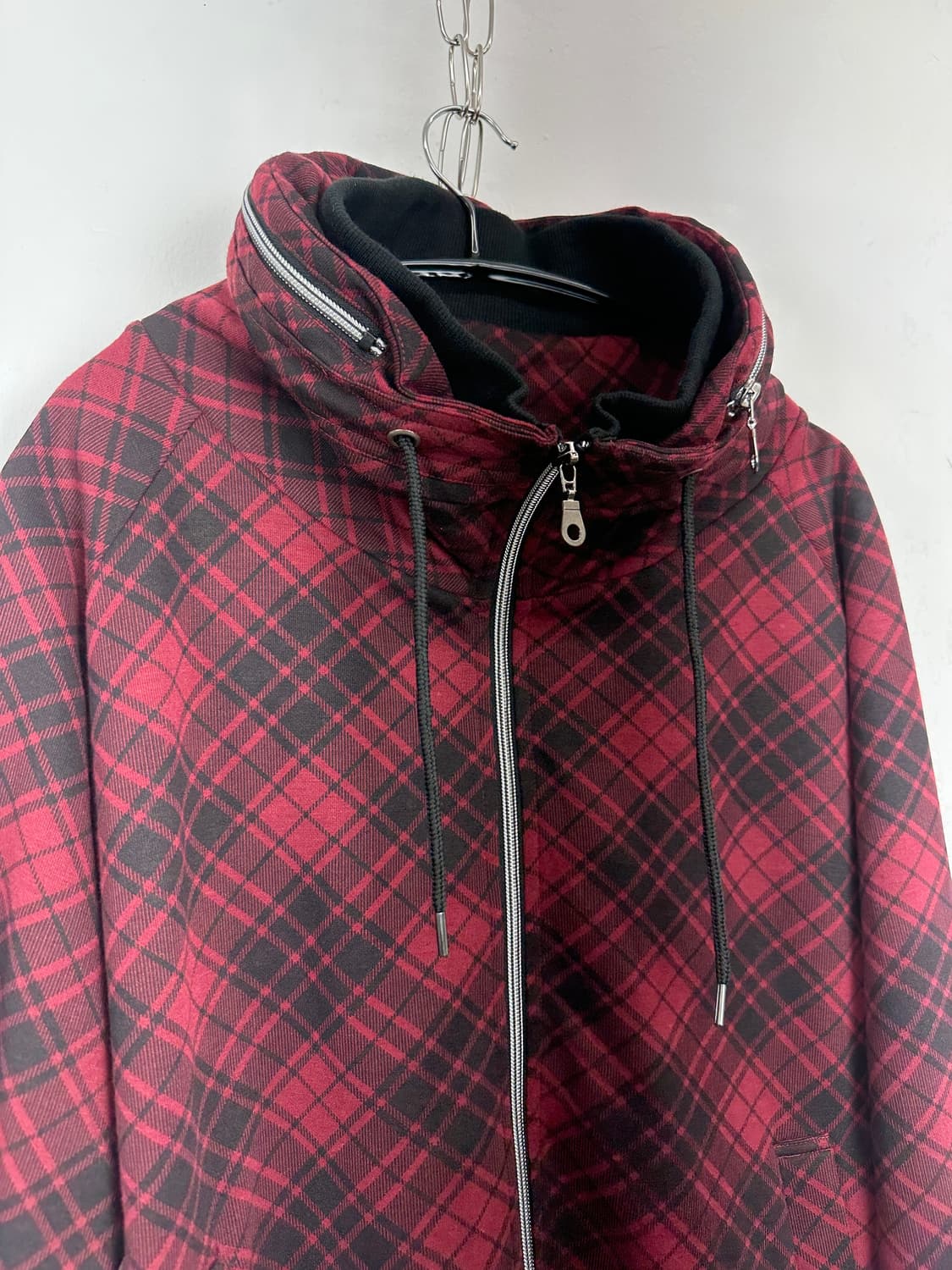 Plus 0ne Bono Check High Neck 2way Zip U 상품이미지5