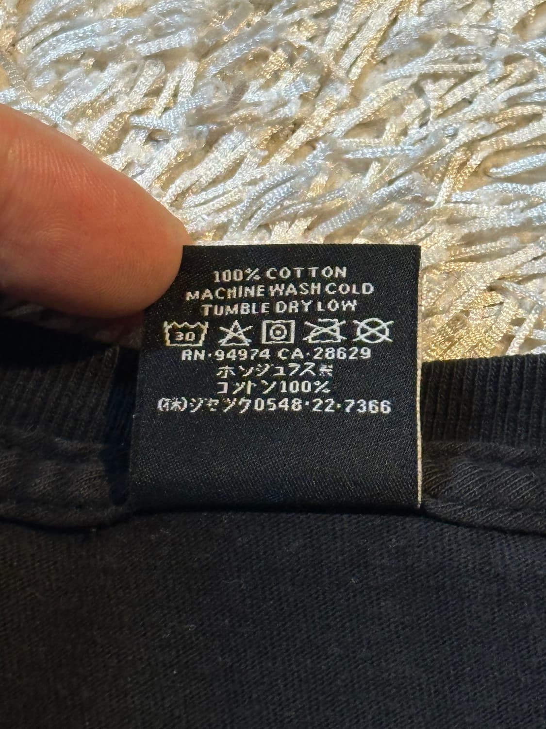 스투시 STUSSY 베이직 로고 반팔 티셔츠 블랙 상품이미지6