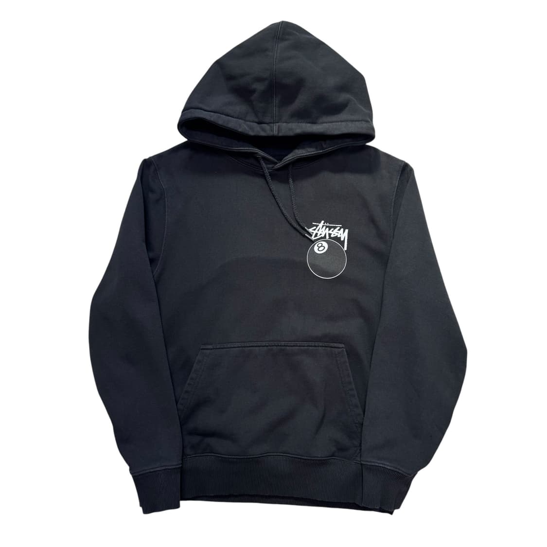정품 스투시 8볼 블랙 후드티 상품이미지2